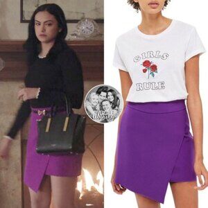 Topshop asymmetrical mini skirt